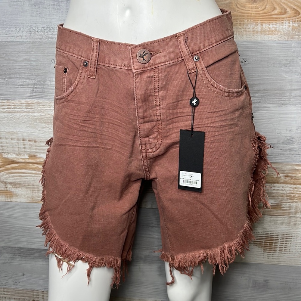 Free People FRANKIES LONG LENGTH SHORT nutmeg sizes 26 and 28